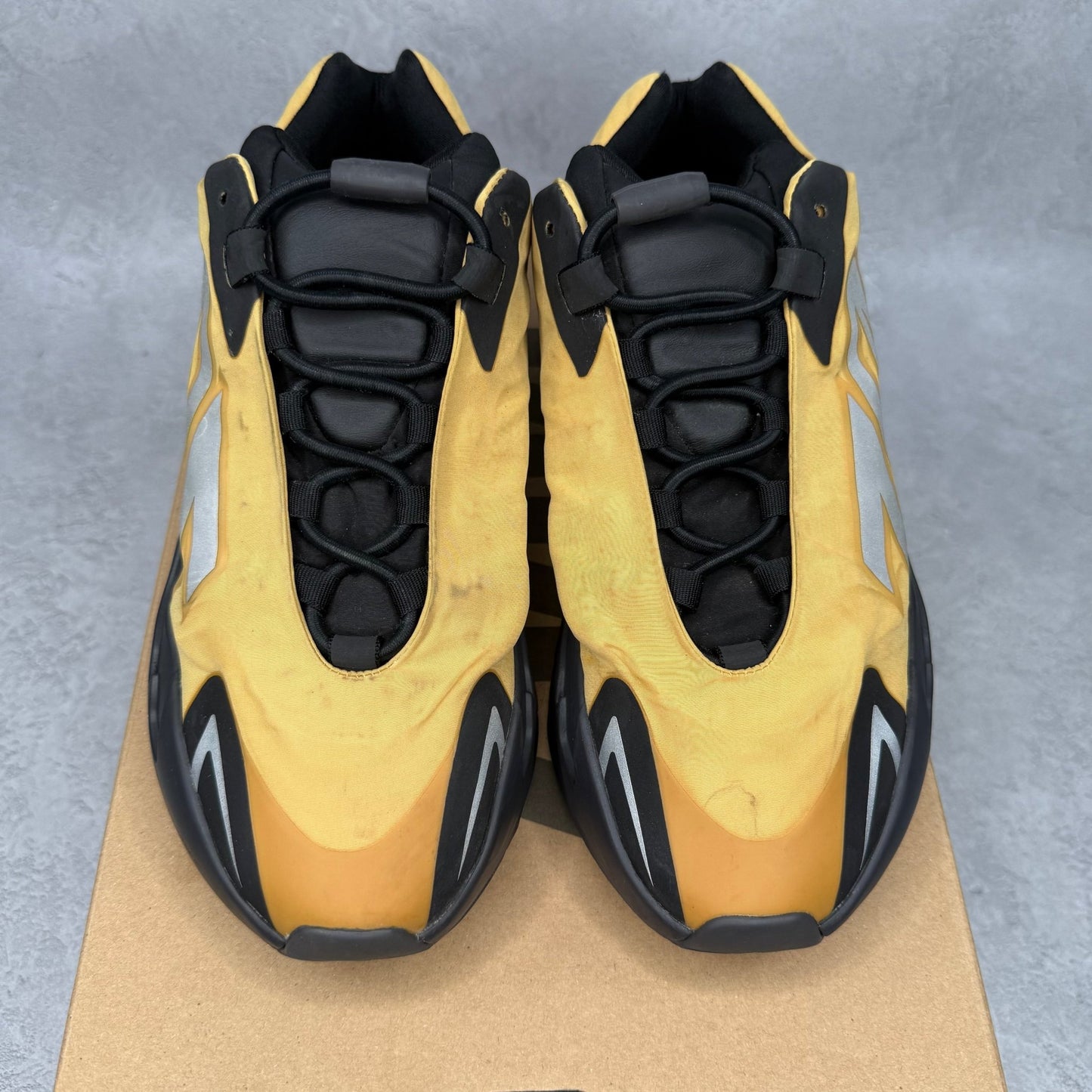 adidas Yeezy Boost 700 MNVN Honey Flux *pre - owned* SIZE 9 - Kicks Collective PA - adidas - GZ0717 - Men's Shoes - 9M/10.5W - Pre - Owned - Replacement Box