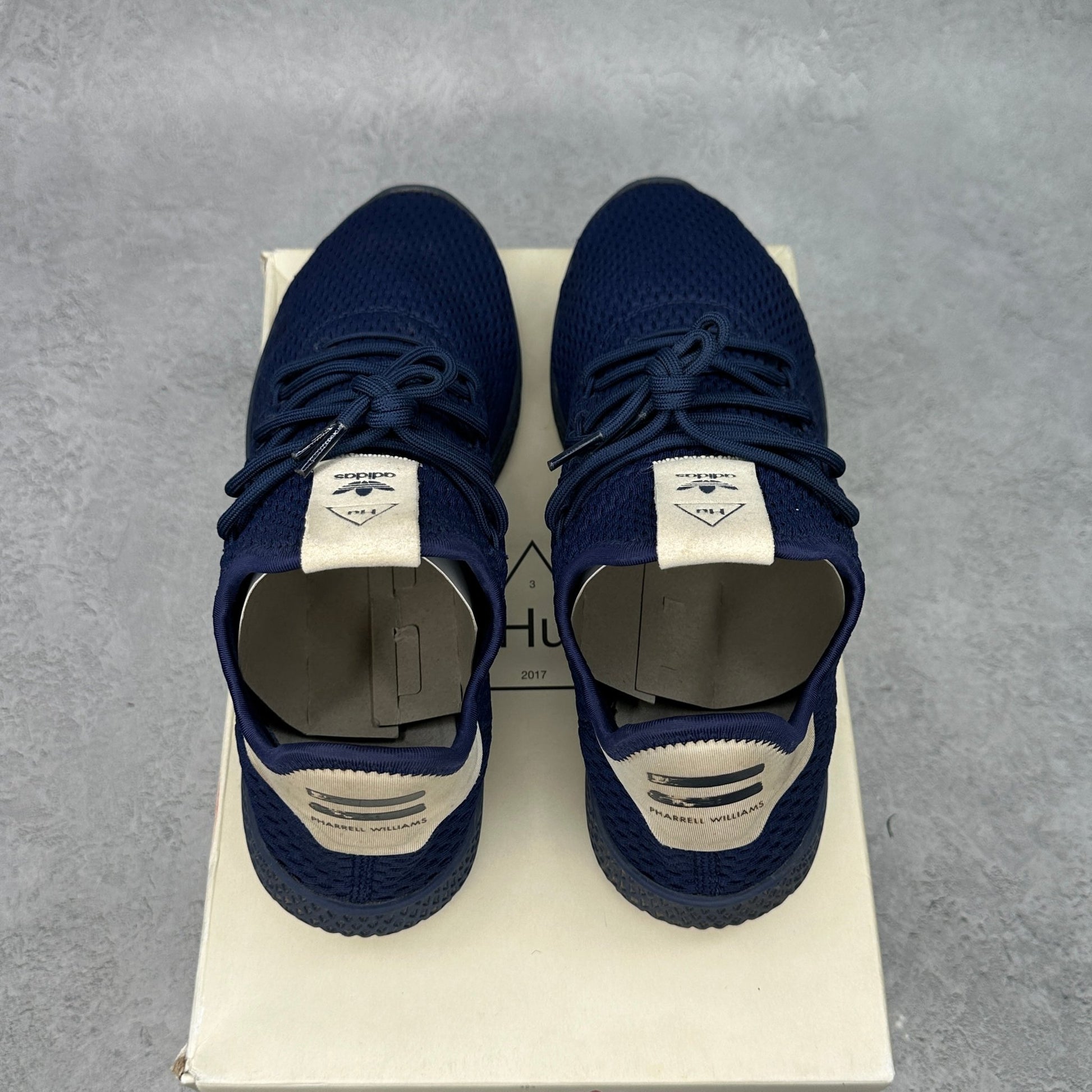 adidas Tennis Hu Pharrell Solid Dark Blue *pre - owned* SIZE 9.5 - Kicks Collective PA - adidas - BY8719 - Men's Shoes - 9.5M/11W - Pre - Owned