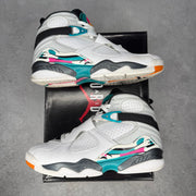 Jordan 8 Retro South Beach *pre-owned* SIZE 9.5