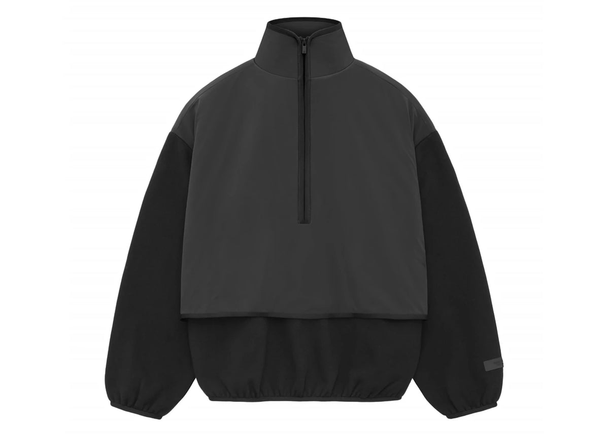 Fear of God Essentials Core Collection Nylon Fleece Mockneck Black/ Black - Kicks Collective PA - Fear of God - 202SU244300F - Apparel - M - Brand New