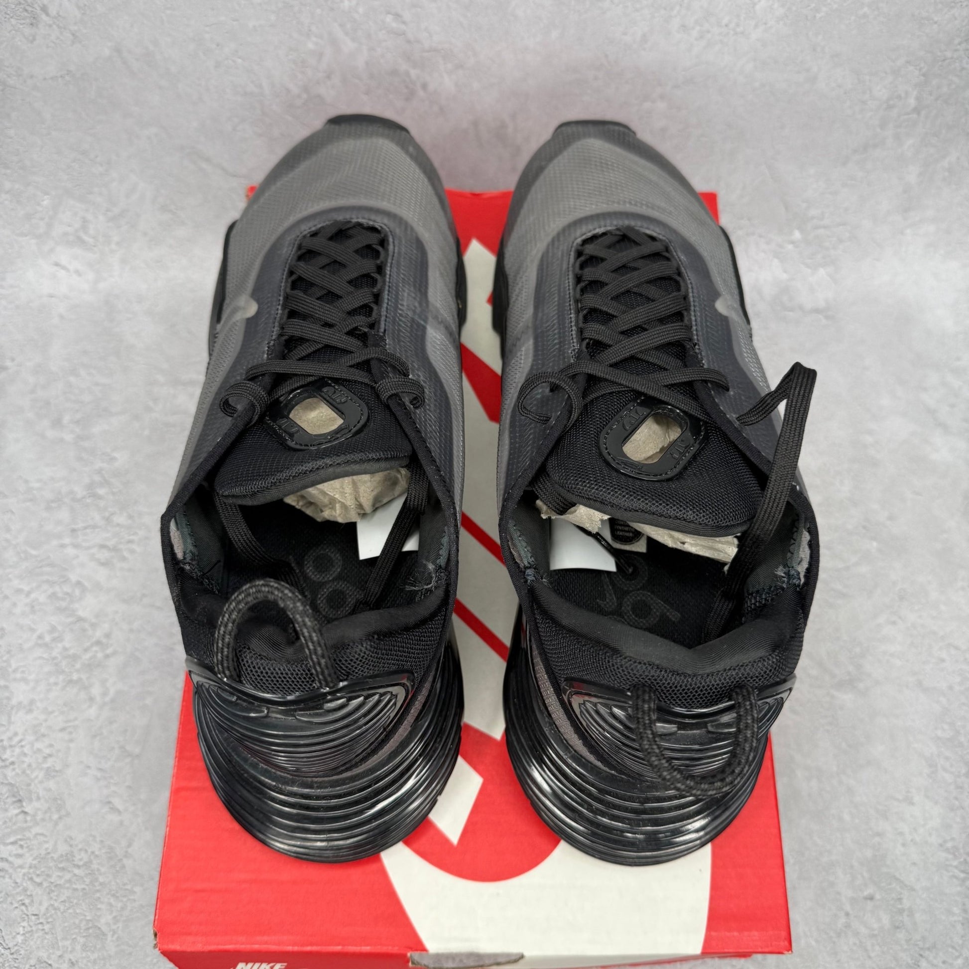 Nike Air Max 2090 Black Wolf Grey *pre - owned* SIZE 11 - Kicks Collective PA - Nike - BV9977-001 - Men's Shoes - 11M/12.5W - Pre - Owned