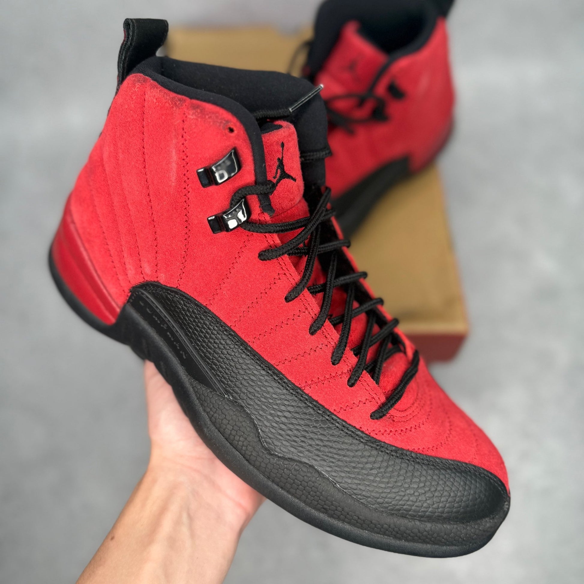 Jordan 12 Retro Reverse Flu Game *pre - owned* SIZE 9 - Kicks Collective PA - Jordan - CT8013 - 602 - Men's Shoes - 9M/10.5W - Pre - Owned
