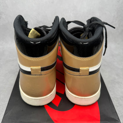 Jordan 1 Retro High NRG Patent Gold Toe *pre-owned* SIZE 12