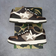 Bapesta Sk8 Sta Brown Ivory Brown *pre-owned* SIZE 9