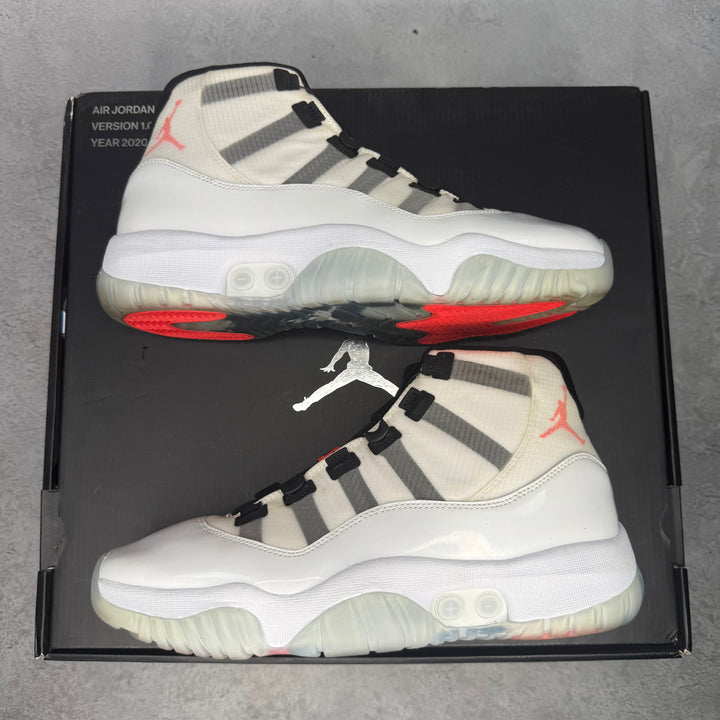 Jordan 11 Adapt White *pre-owned* SIZE 10