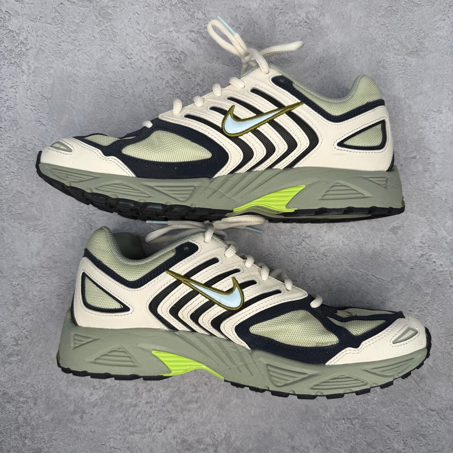 Nike Air Peg 2K5 Olive Aura Jade Horizon *pre - owned* SIZE 11 - Kicks Collective PA - Nike - HQ3444 - 343 - Men's Shoes - 11M/12.5W - Pre - Owned