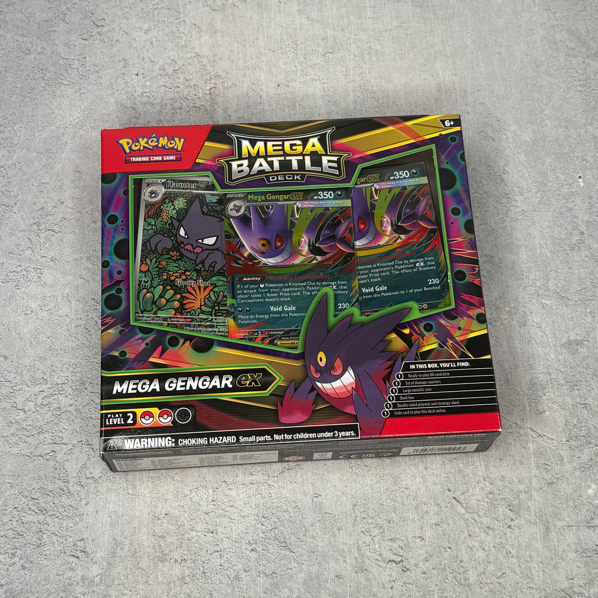 2025 Pokemon Mega Evolution Mega Gengar ex Metal Battle Deck