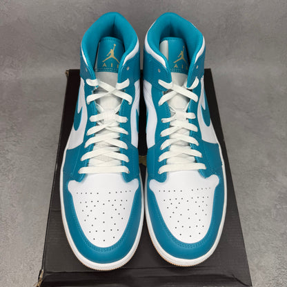 Jordan 1 Mid Aquatone VNDS *pre-owned* SIZE 13