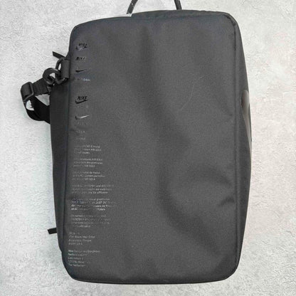 Nike Shoe Box Bag Black & Gold *pre-owned*