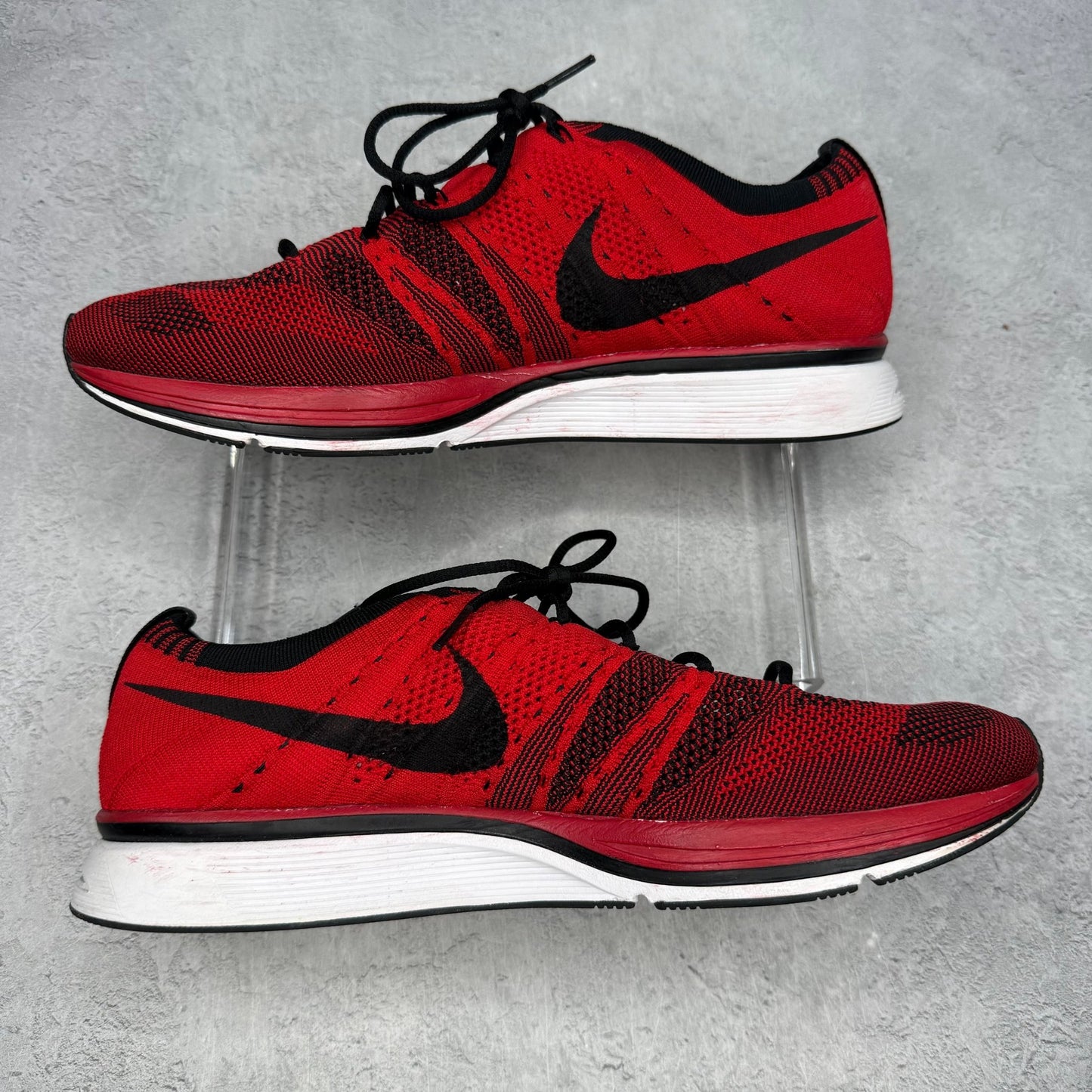 Nike Flyknit Trainer University Red (2018) *pre - owned* SIZE 10 - Kicks Collective PA - Nike - AH8396-601 - Men's Shoes - 10M/11.5W - Pre - Owned - No Box