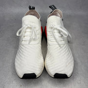adidas NMD R2 White Black pre-owned size 10.5