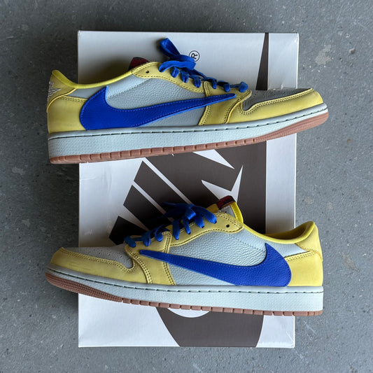 Jordan 1 Retro Low OG SP Travis Scott Canary *pre-owned* (SIZE 9.5M/11W)