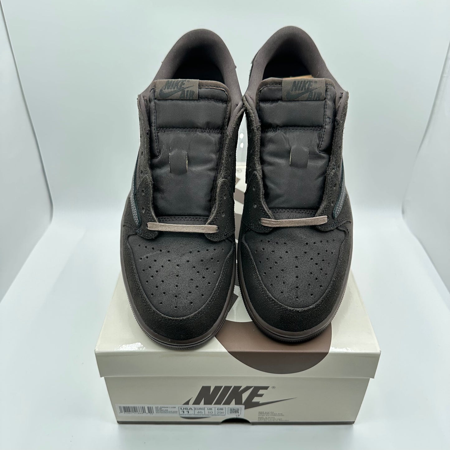 Jordan 1 Retro Low OG SP Travis Scott Velvet Brown *pre-owned* (SIZE 11)