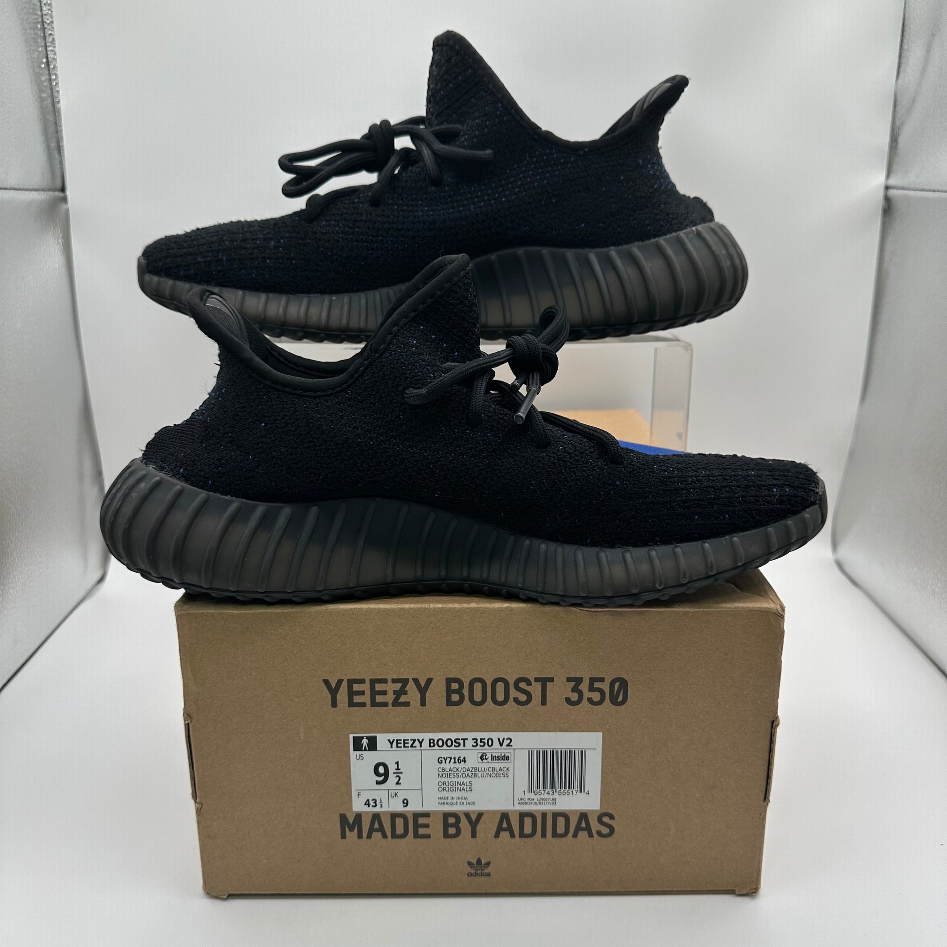 adidas Yeezy Boost 350 V2 Dazzling Blue Insides of Shoes