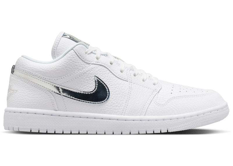 Jordan 1 Low SE White Metallic Silver (Women's)