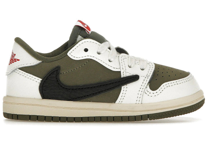 Jordan 1 Retro Low OG SP Travis Scott Medium Olive (TD) - Kicks Collective PA - Jordan - DO5441-200 - Toddler's - 10C - Brand New