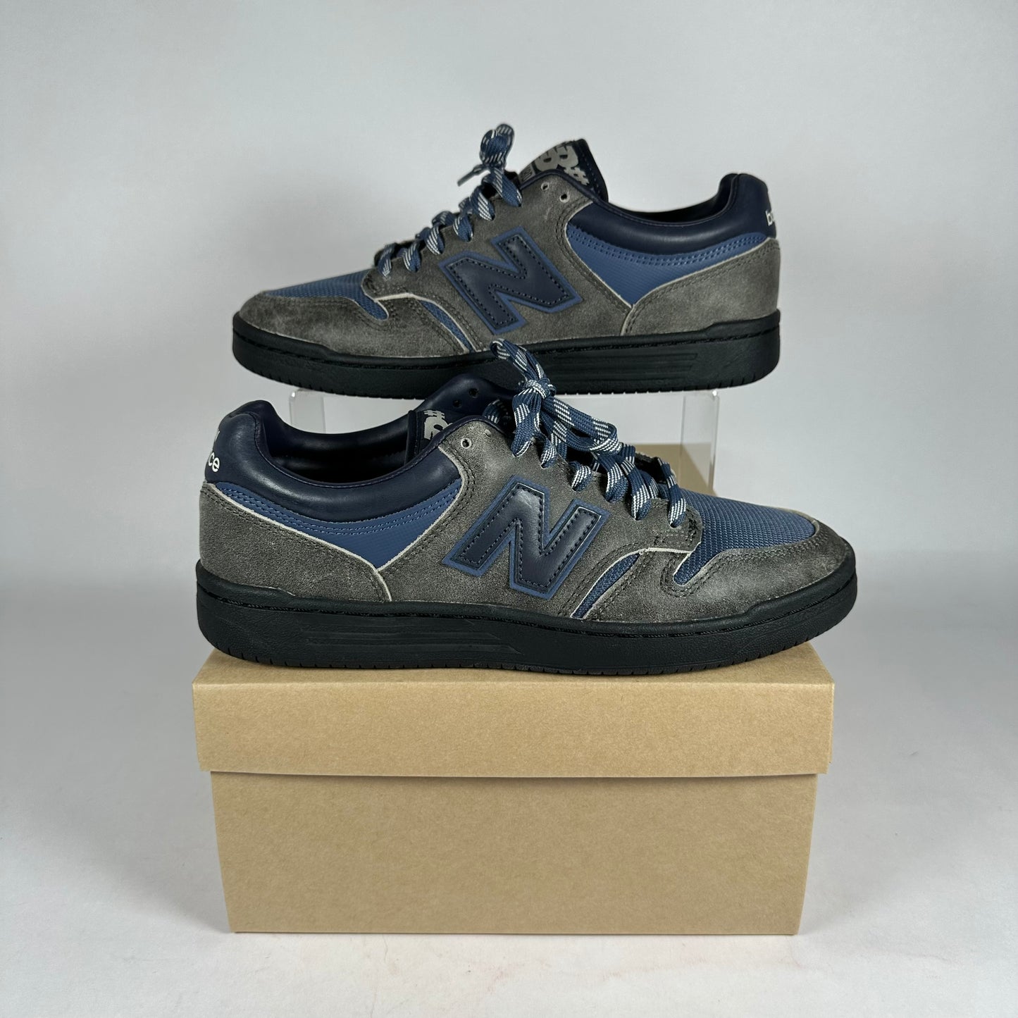 New Balance Numeric 480 Grey Navy *pre-owned* size 9