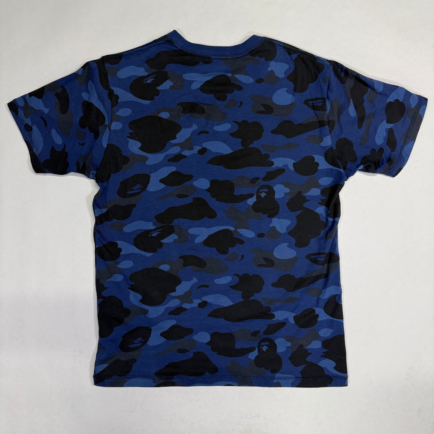 BAPE Color Camo BAPE Tee (FW19) Blue back of shirt