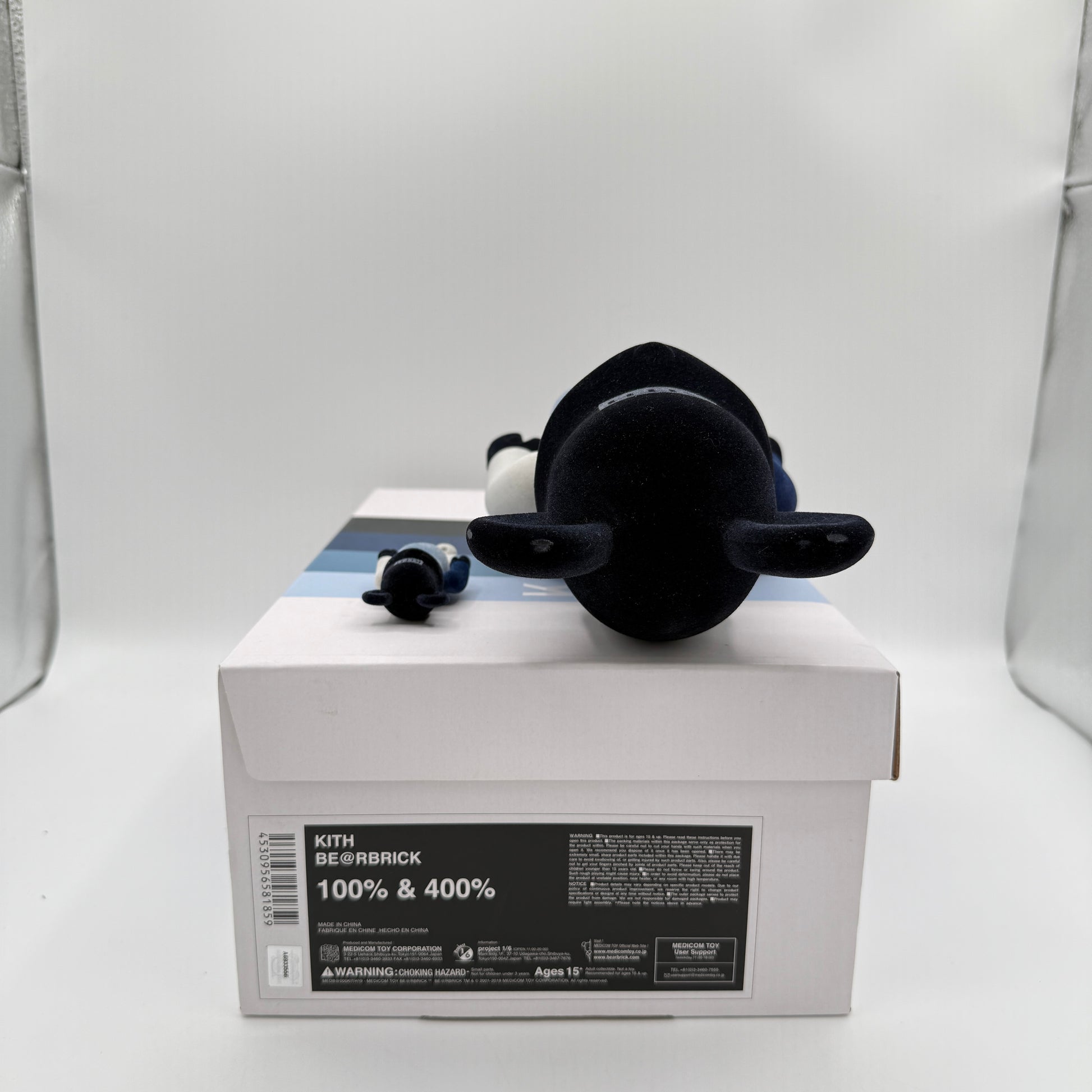 Bearbrick Kith 100% & 400% Set Summer Cool Multi Top of Small and Large Bear Figures