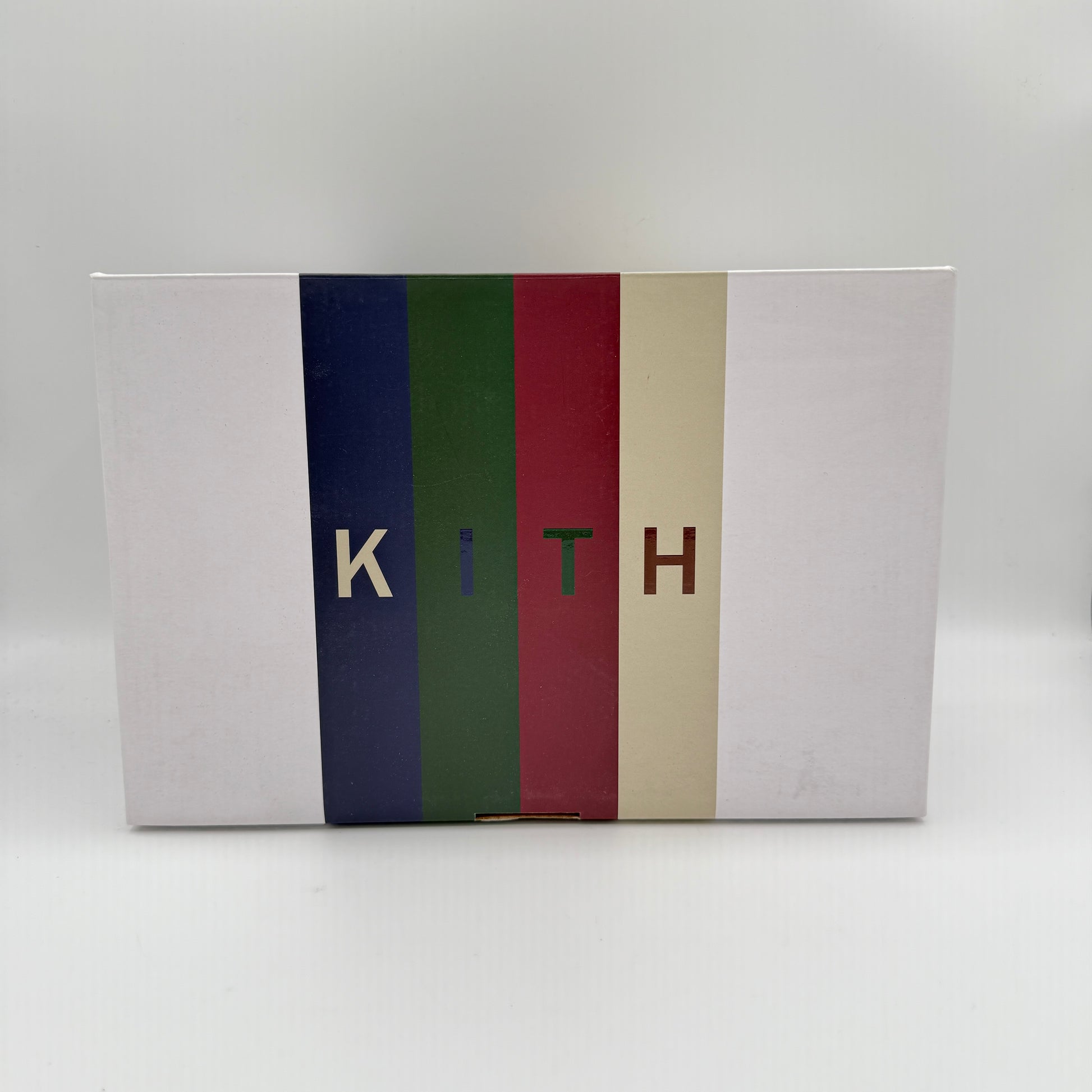 Bearbrick x Kith Flocked 100% & 400% Set Multi Top of Box