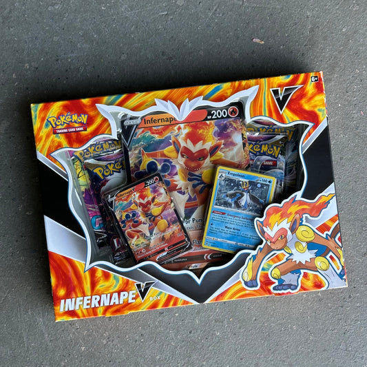 Pokemon Lost Origin Infernape 4 Booster Packs V Box Set