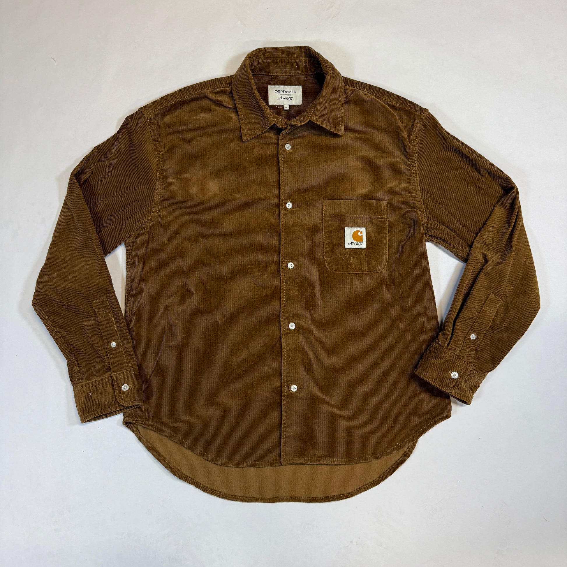 CarHartt WIP x Awake Corduroy Long Sleeve Shirt Front