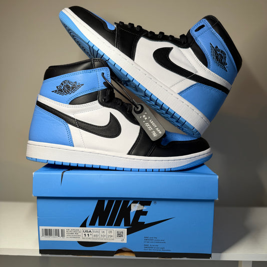 Jordan 1 Retro High OG UNC Toe *pre-owned* (SIZE 11.5)