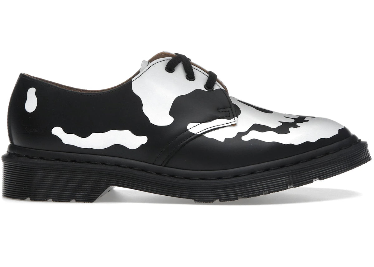 Dr. Martens 1461 3-Eye Shoe Supreme Skull Black White