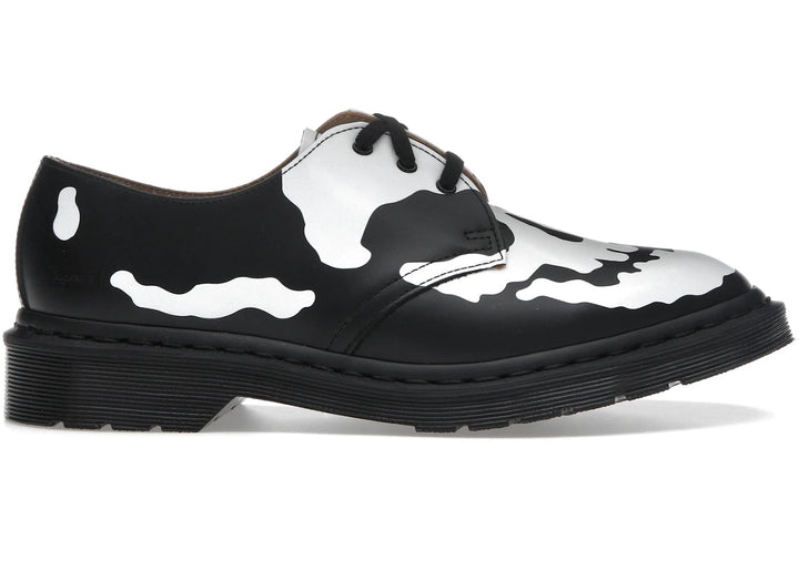Dr. Martens 1461 3-Eye Shoe Supreme Skull Black White