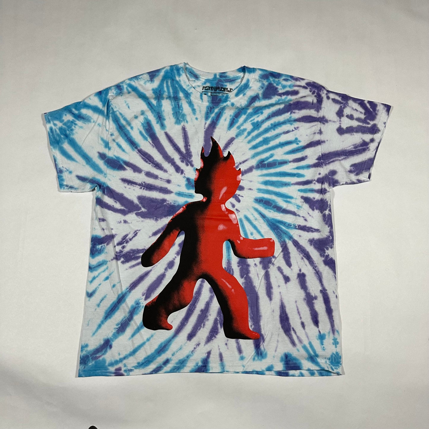 Cactus Jack by Travis Scott Flame Tee 'Tie Dye' - Large