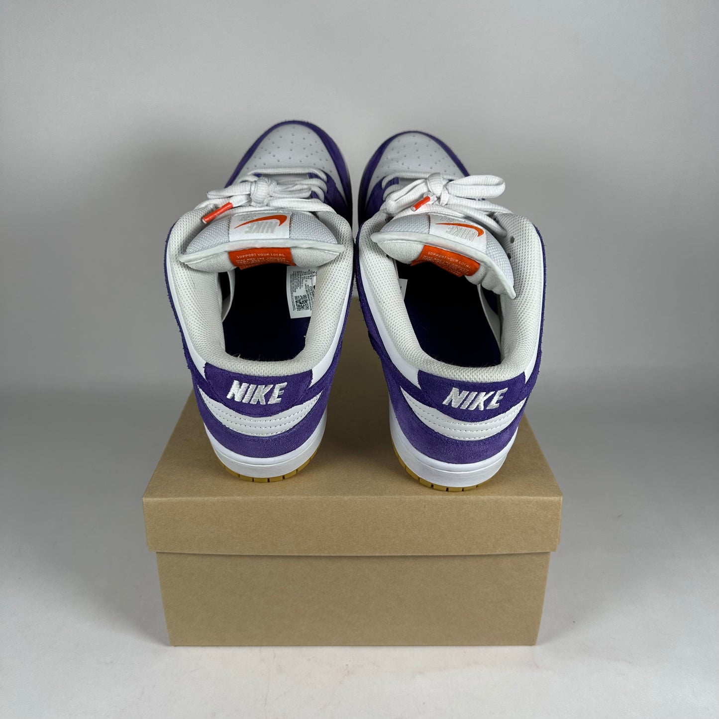 Nike SB Dunk Low Orange Label Court Purple *pre-owned* size 9.5