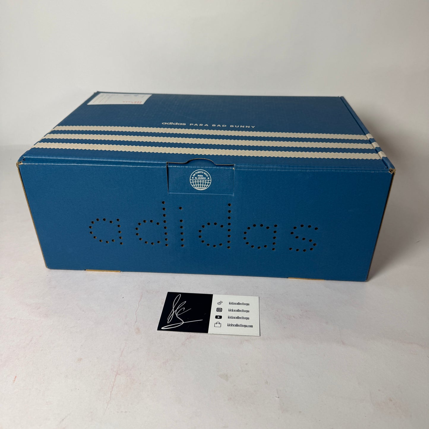 adidas Bad Bunny Gazelle Indoor San Juan *pre owned* (LIKE NEW) (SIZE 9.5)