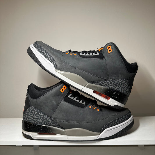 Jordan 3 Retro Fear Pack (2023) *pre-owned* (SIZE 12)