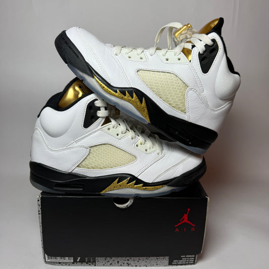 Jordan 5 Retro Olympic Gold Men’s *pre-owned* (SIZE 7)