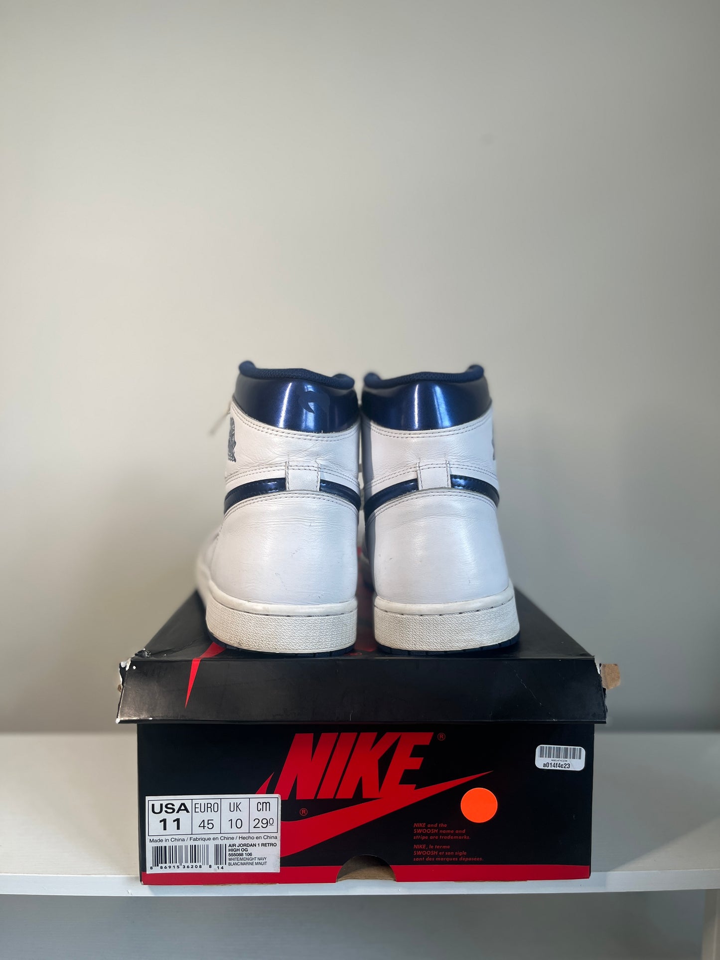 Air Jordan 1 Retro High OG Metallic Navy (2016) *pre-owned* (SIZE 11)