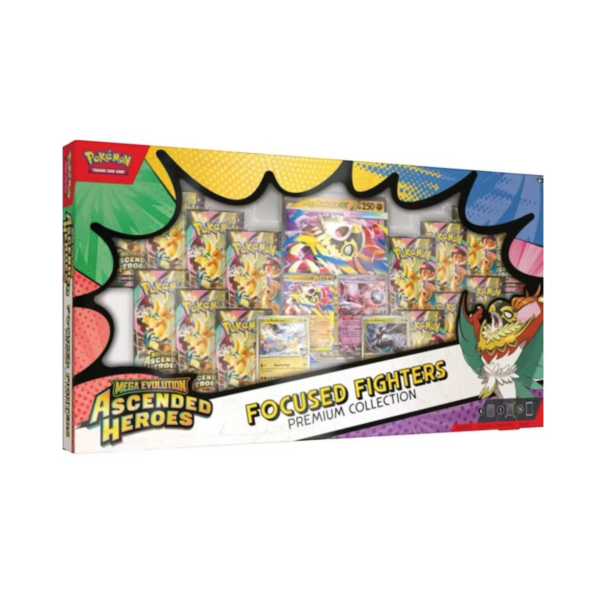 2026 Pokémon Mega Evolution
Ascended Heroes Focused Fighters Premium Collection (Sam's Club Exclusive)