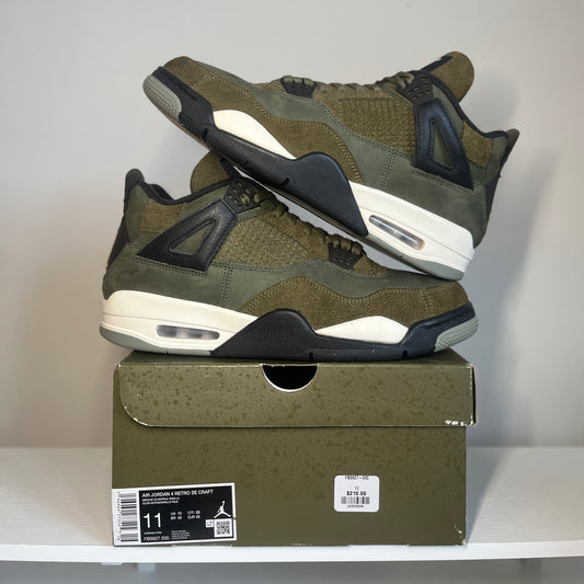 Air Jordan 4 Retro SE Craft Medium Olive *pre-owned* (SIZE 11)