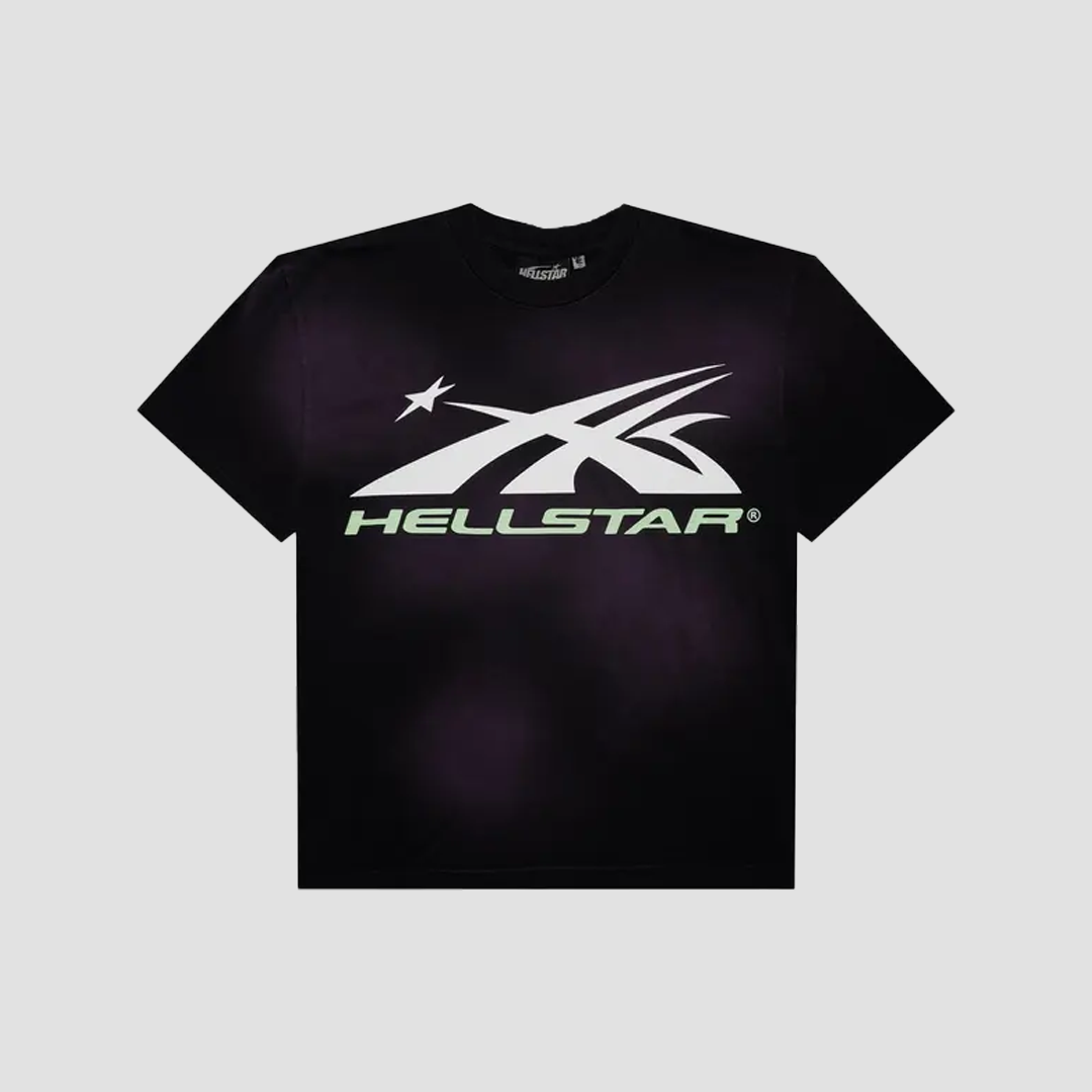Hellstar Halloween Tie Dye Glow in the Dark Purple Tee