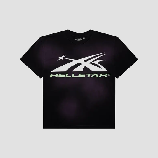 Hellstar Halloween Tie Dye Glow in the Dark Purple Tee