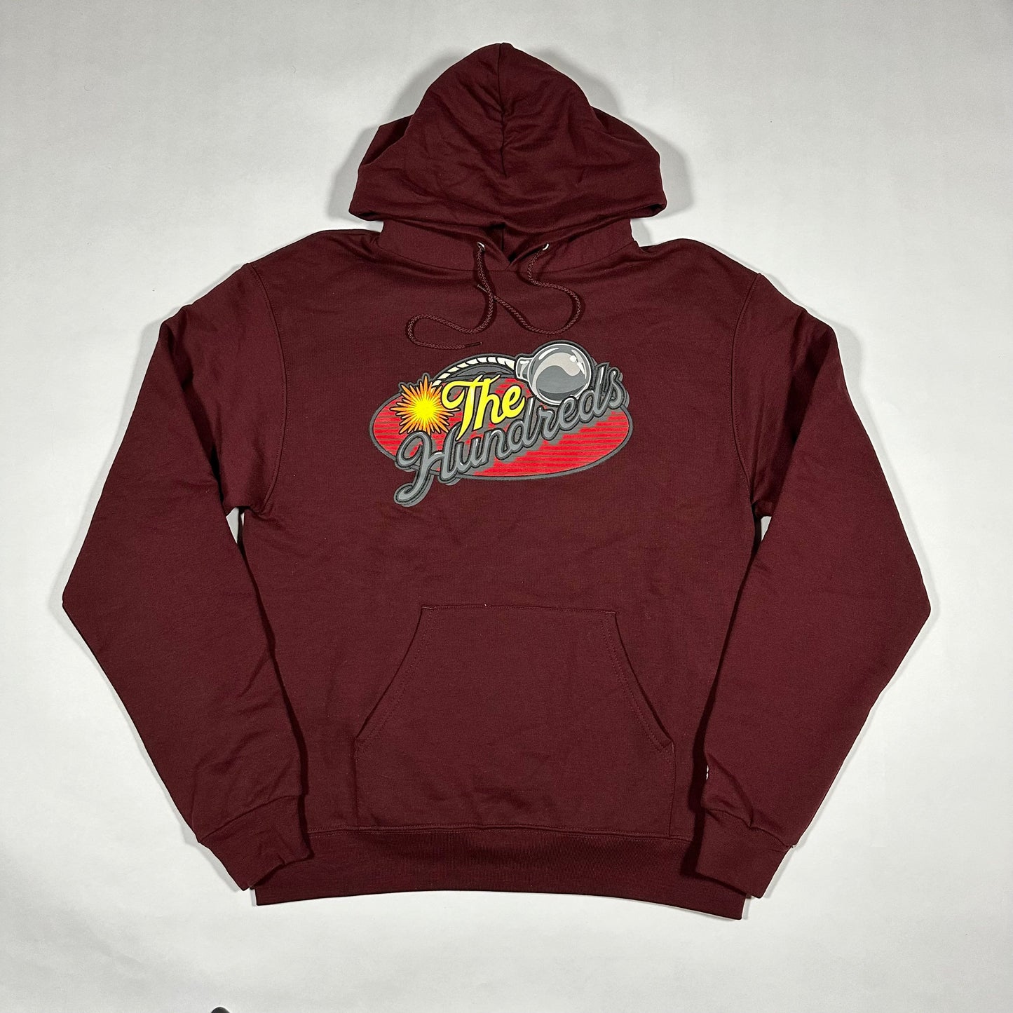 The Hundreds x Champion Burgundy Hoodie - Medium