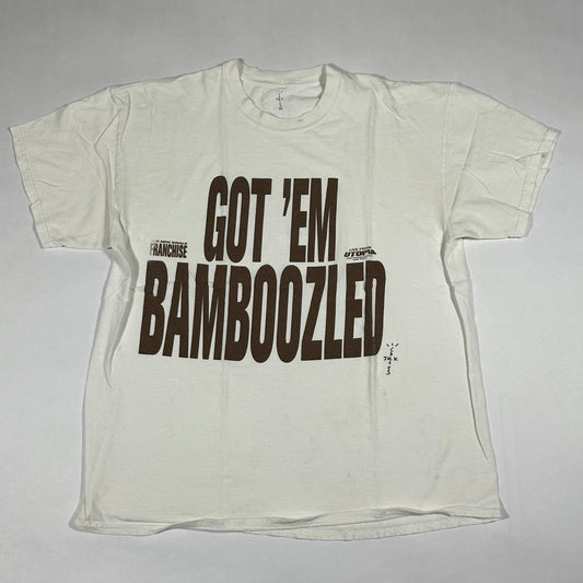 Got 'Em Bamboozled Travis Scott Utopia Franchise White T-Shirt - OS