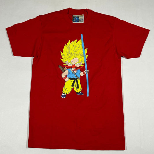 Sukamii Dragon Ball Z Kid Goku Graphic Tee - Red - Medium