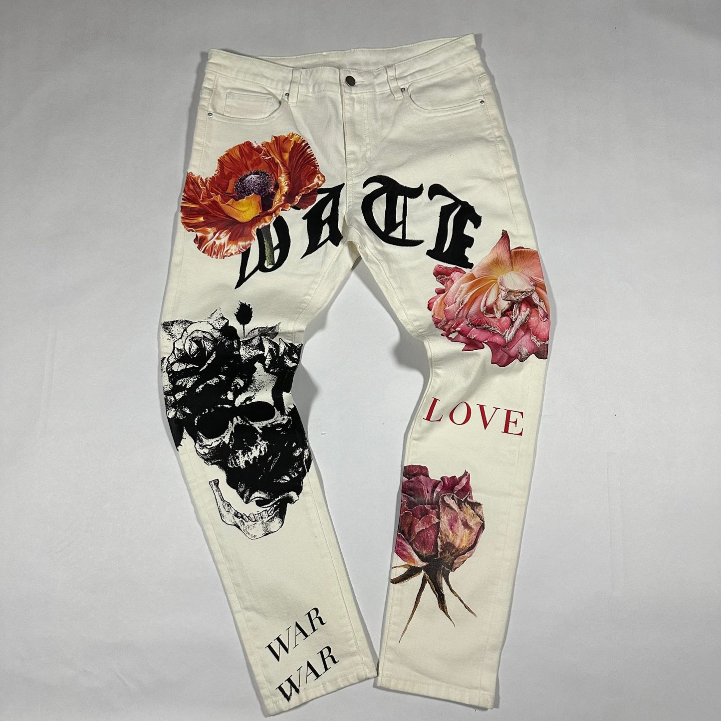 White Tiger Jeans Embellish - 32x32