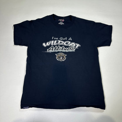 Wild Cat Attitude Navy T-Shirt *pre-owned*