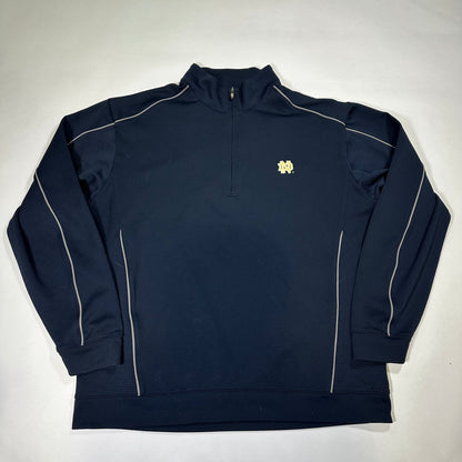 Notre Dame Navy Blue Quarter Zip *pre-owned*