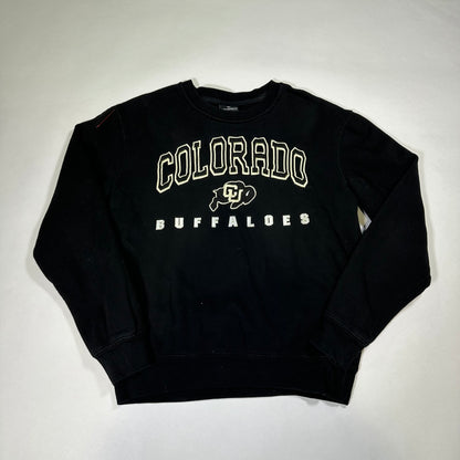 Colorado University Buffaloes Black Crewneck *pre-owned*