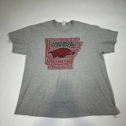 Arkansas Razorbacks Grey T-Shirt *pre-owned*