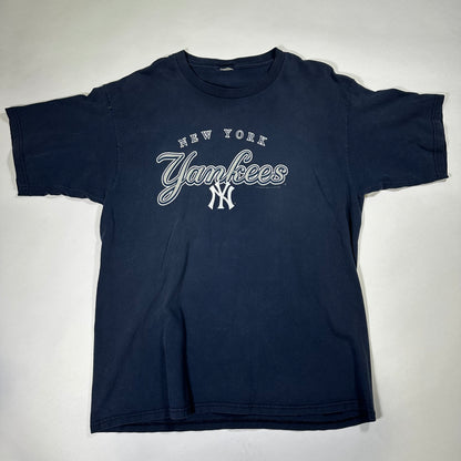 Vintage New York Yankees Navy Blue T-Shirt *pre-owned*