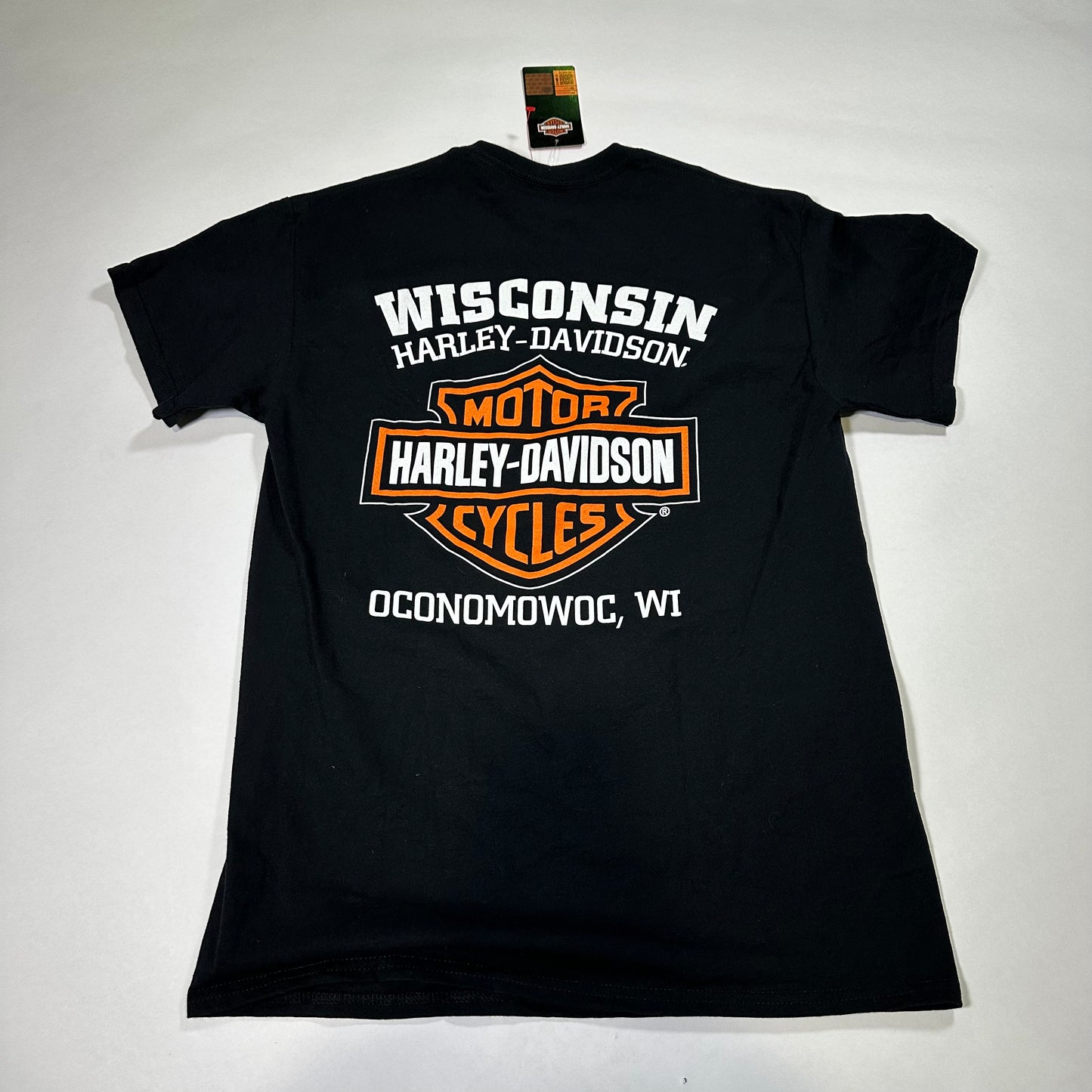 Harley Davidson Oconomowoc, WI Black T-Shirt (Brand New, With Tags)