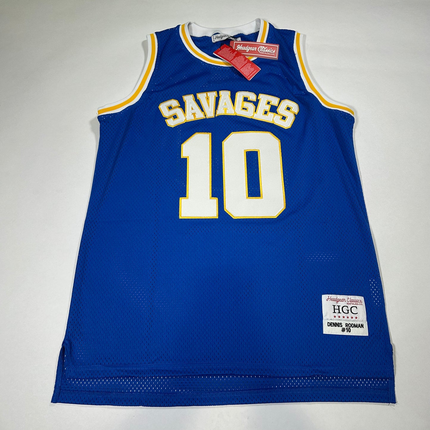 Headgean Classics Savages Dennis Rodman Basketball Jersey